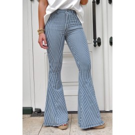 Mile High Pin Stripe Bell Bottoms