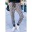 Leopard Print Drawstring Joggers with Side Pocket