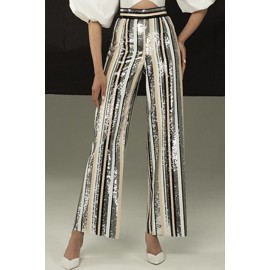 Sequined Evening Party Club Pants