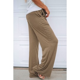 Brown Drawstring Lounge Pants